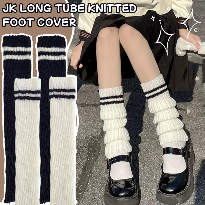 Vớ móc khóa mùa đông - Tất đan dài phù hợp JK và Lolita