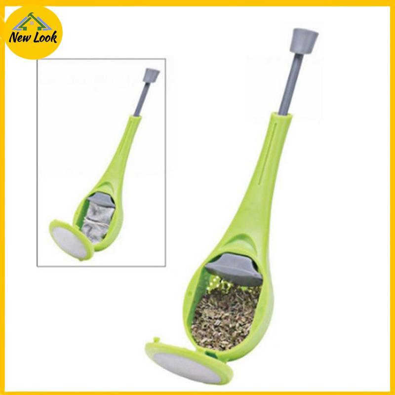 NewLook Tea Infuser Loose Tea Leafs Strainer Herbal Spice Silicone Filter Diffuser Green.