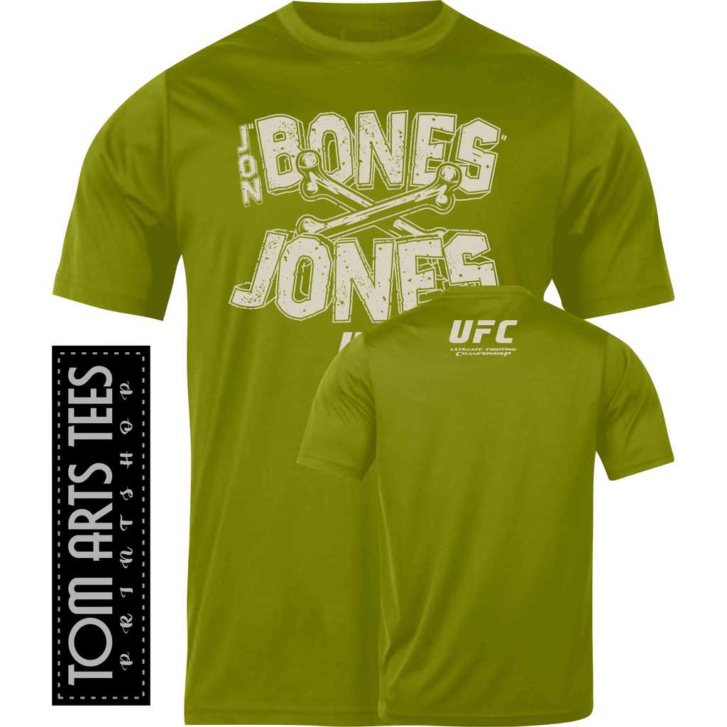 Áo sơ mi Ufc Ultimate Fighting Championship Drifit | Jon Bones Jones | Silkscreen cao su | Áo thun n
