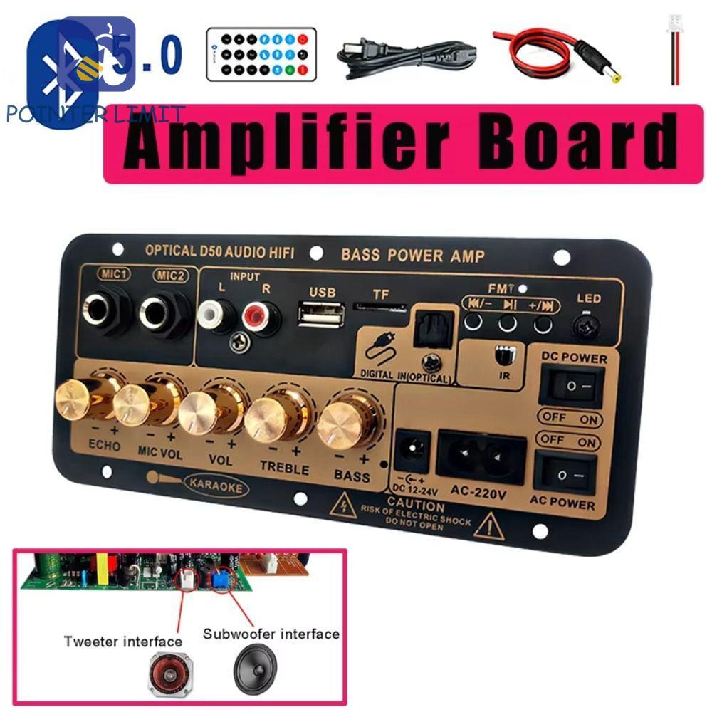 Bảng khuếch đại màn hình Bluetooth POINTER LIMIT, Mô-đun giải mã khuếch đại âm thanh và đen Bluetoot