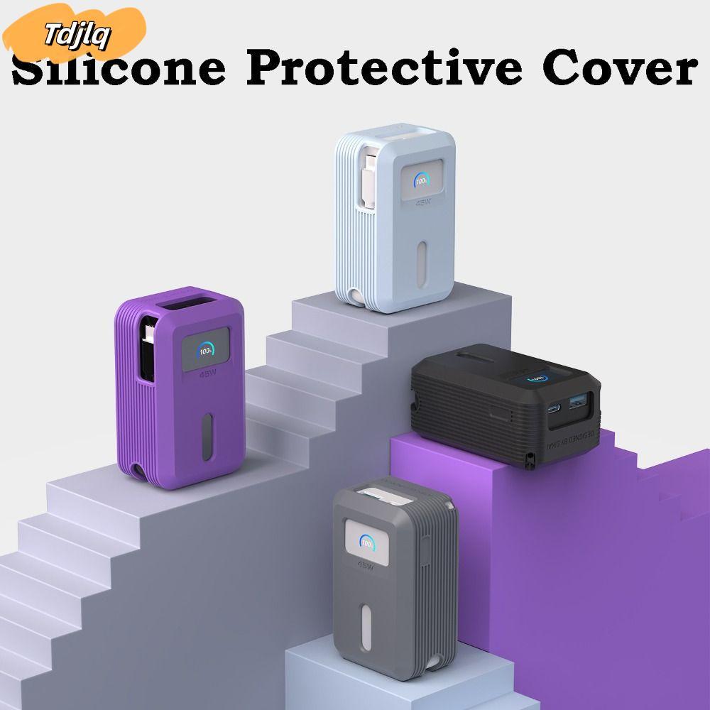 TDJLQ A1638 Bảo vệ, Silicon chống sốc, Vỏ bảo vệ mềm di động cho Anker S1 45W Power Bank 10000mAh Du