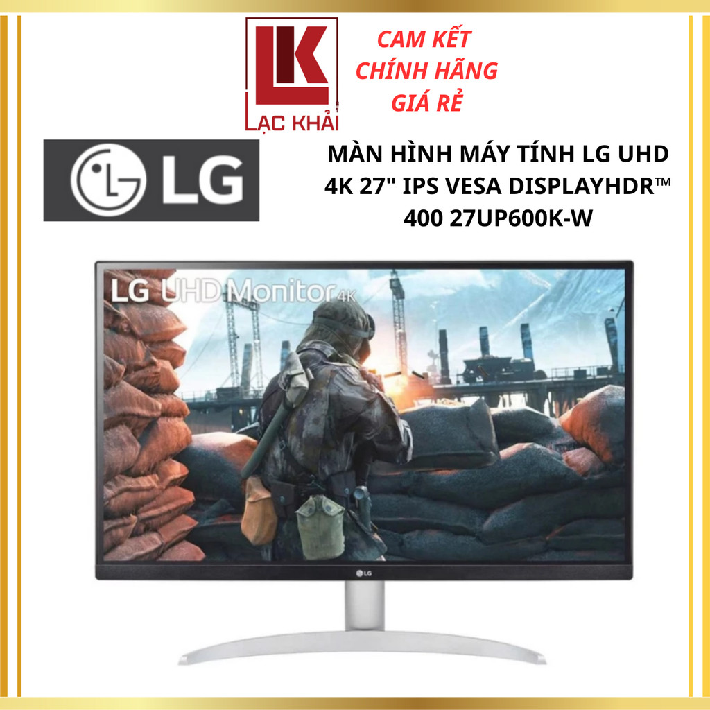 Màn hình máy tính LG UHD 4K 27" IPS VESA DisplayHDR™ 400 27UP600K-W
