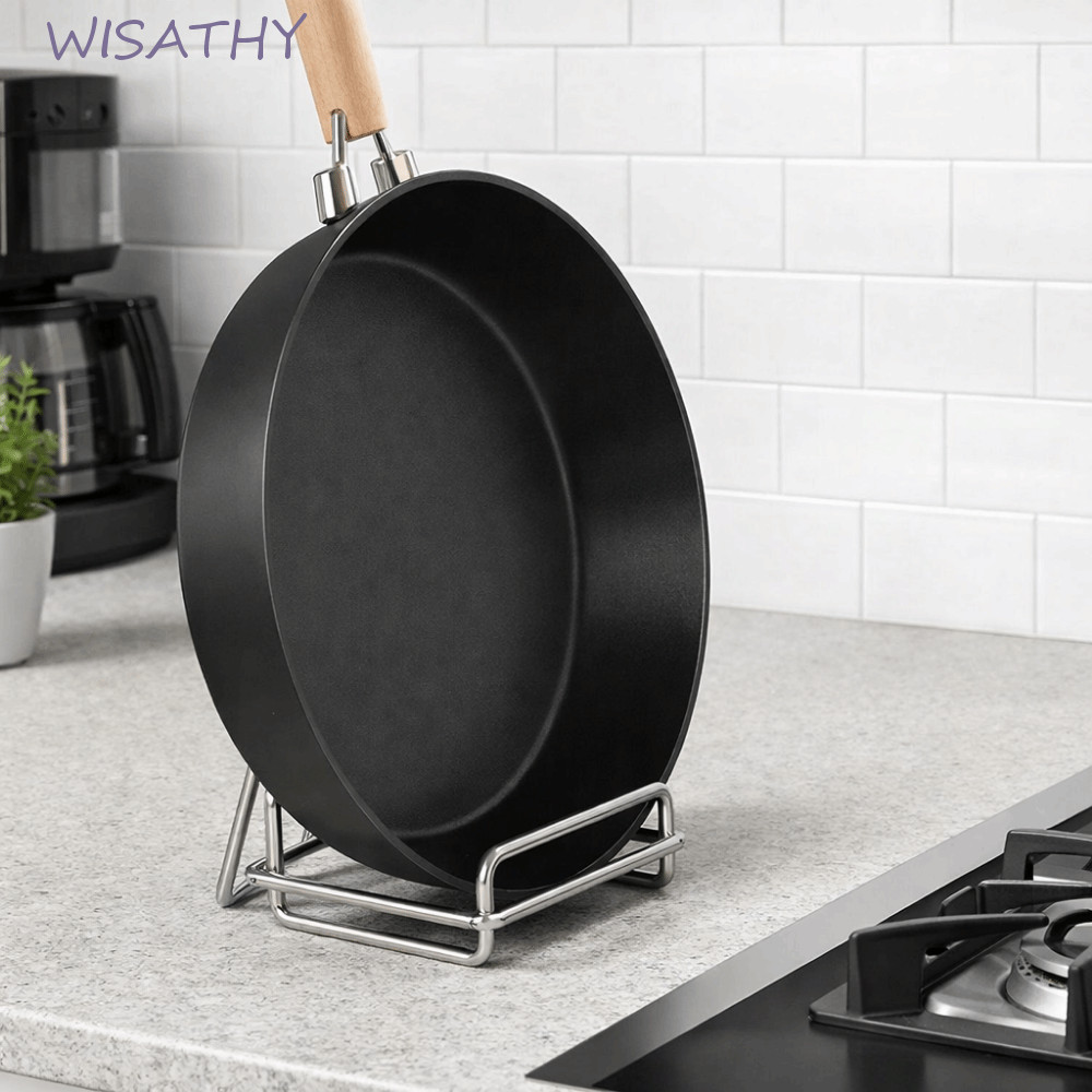 Giá để nồi WISHY, Giá phơi nắp nồi chống gỉ bằng thép không gỉ 304, Tủ giữ bàn cắt dọc chống ẩm tiết