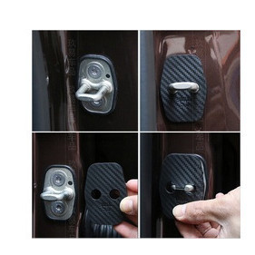 Thích hợp cho Peugeot 301 308 408 508 407 Vỏ khóa cửa Vỏ bảo vệ Vỏ mô hình sợi Carbon Nhà máy có sẵn