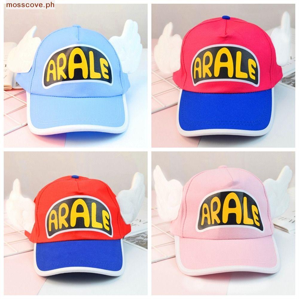 MOSCOVE​ Mũ Bóng Chày Arale, Màu Kẹo Có Thể Điều Chỉnh Dr.Slump Cap, Thời Trang Snapback Hoạt Hình C