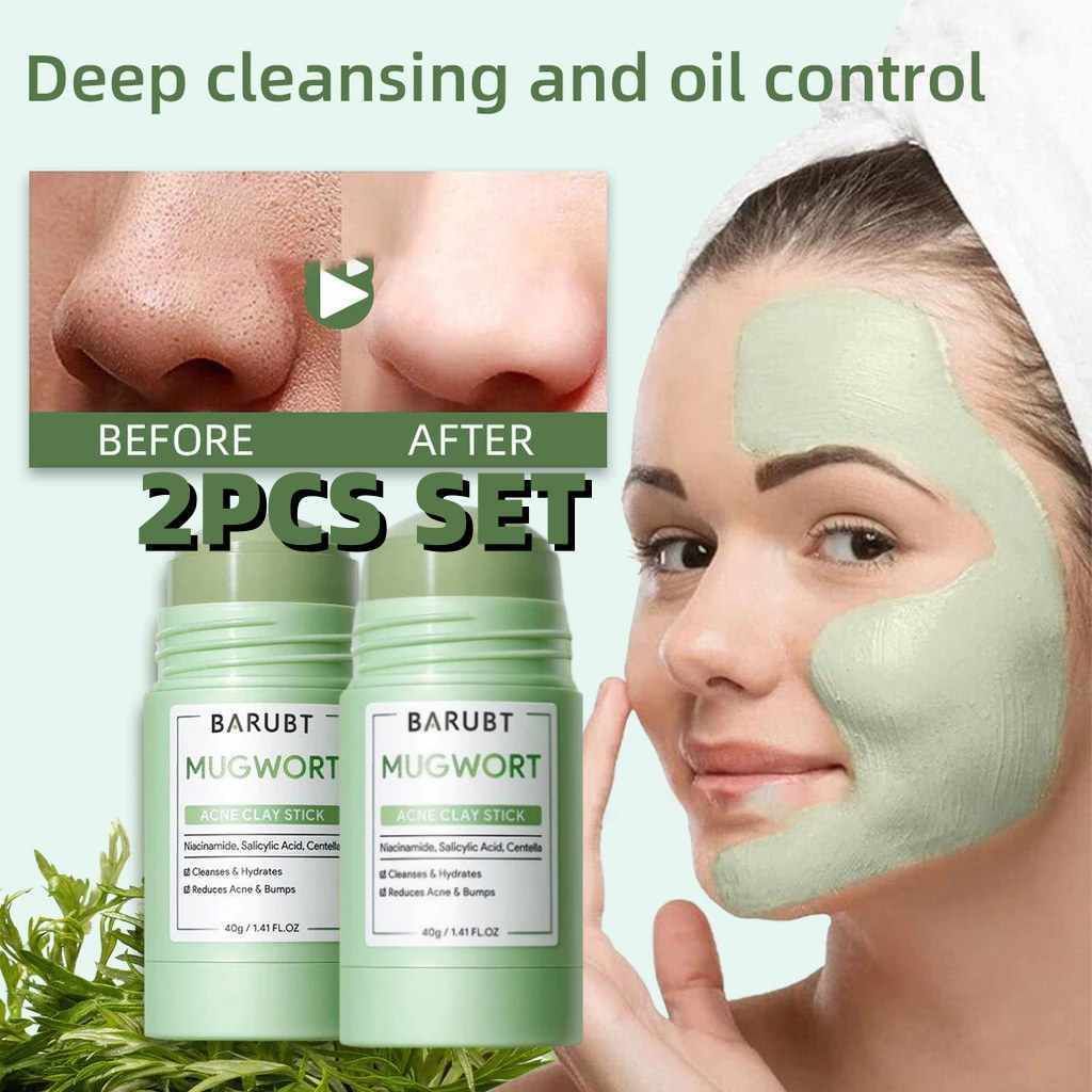 Miss Rose 2 cái / 1 cái Alaska Volcano Blackhead Removal Mud Mask Muka Skin Care Facial Mask