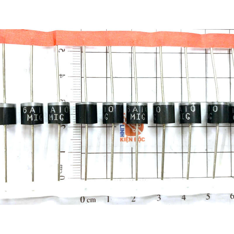 [Combo 10 chiếc] 6A10 Diode chỉnh lưu 6A 1000V cắm