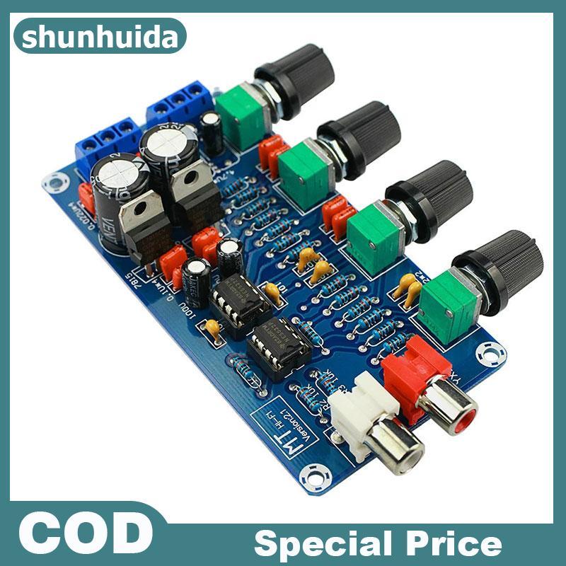 Shunhuida NE5532 Stereo Preamplifier Tone Board Âm Thanh 4 Kênh Khuếch Đại Module VN