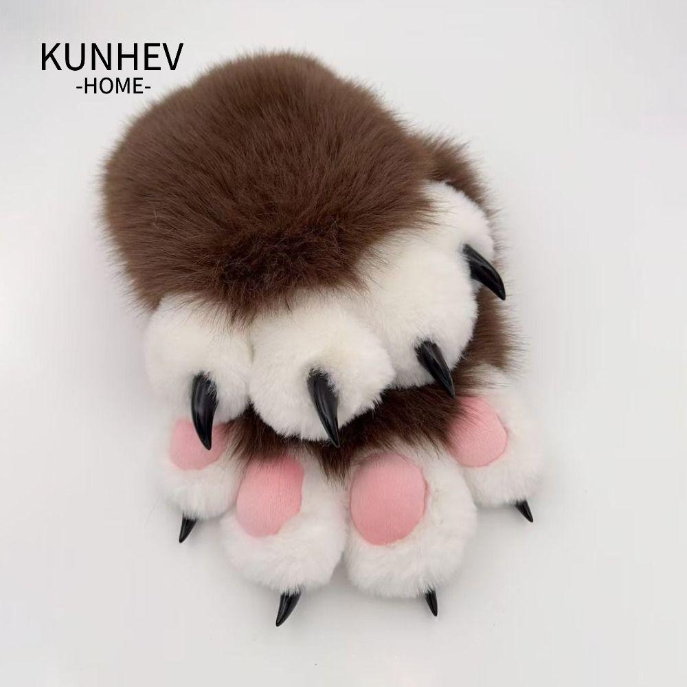Găng Tay Furry Fursuit Kunhev - Trang Phục Cosplay Ấm Áp, Sang Trọng Dễ Thương, Quà Tặng Perfect