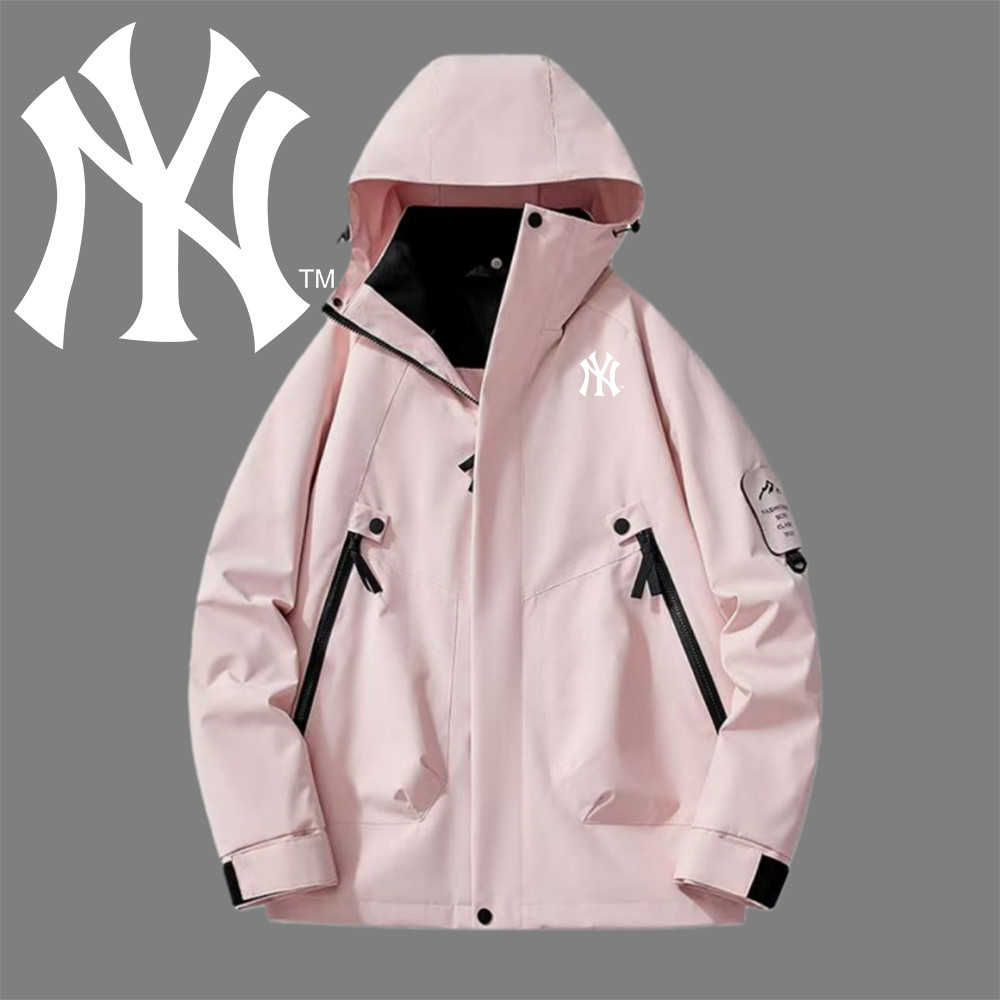 Áo Khoác Đôi MLB New York Yankees Thu Đông 2025, Chống Wind & Rain, Cotton Thủ Công Chống Nước - Pho