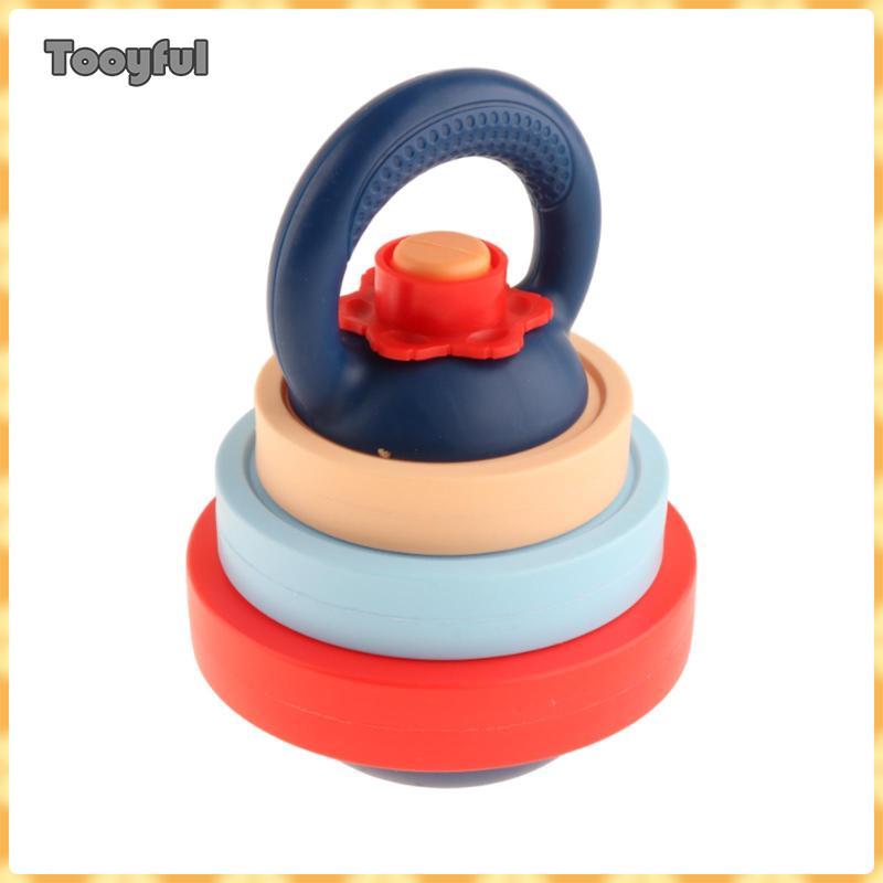 Tooyful Kids Kettlebell Dumbbell Fitness Set Đồ chơi thể hình huấn luyện cánh tay đa năng