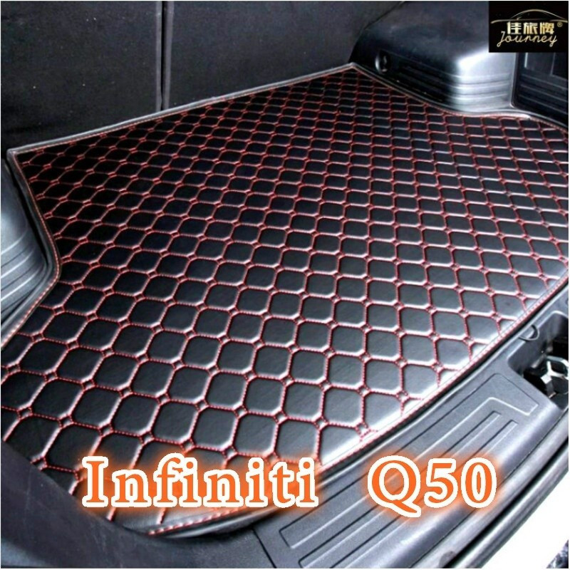 【Hàng sẵn có】Để sử dụng cho 【Tên Infiniti Q50 Q50】Đệm ngăn chứa hành lý / Đệm đằng sau xe / Thảm ngă