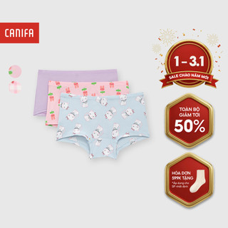  Combo 3 quần lót bé gái CANIFA chất liệu mềm mại an toàn cho da bé 1US25A002 