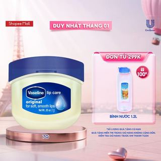  Sáp Dưỡng Môi Mềm Mịn Vaseline Lips Care Original Mềm Mịn 7g 