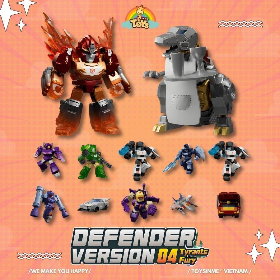 [ TOYS IN ME x BLOKEES ] ĐỒ CHƠI MÔ HÌNH LẮP RÁP BLOKEES TRANSFORMERS DEFENDER - 04 TYRANTS FURY