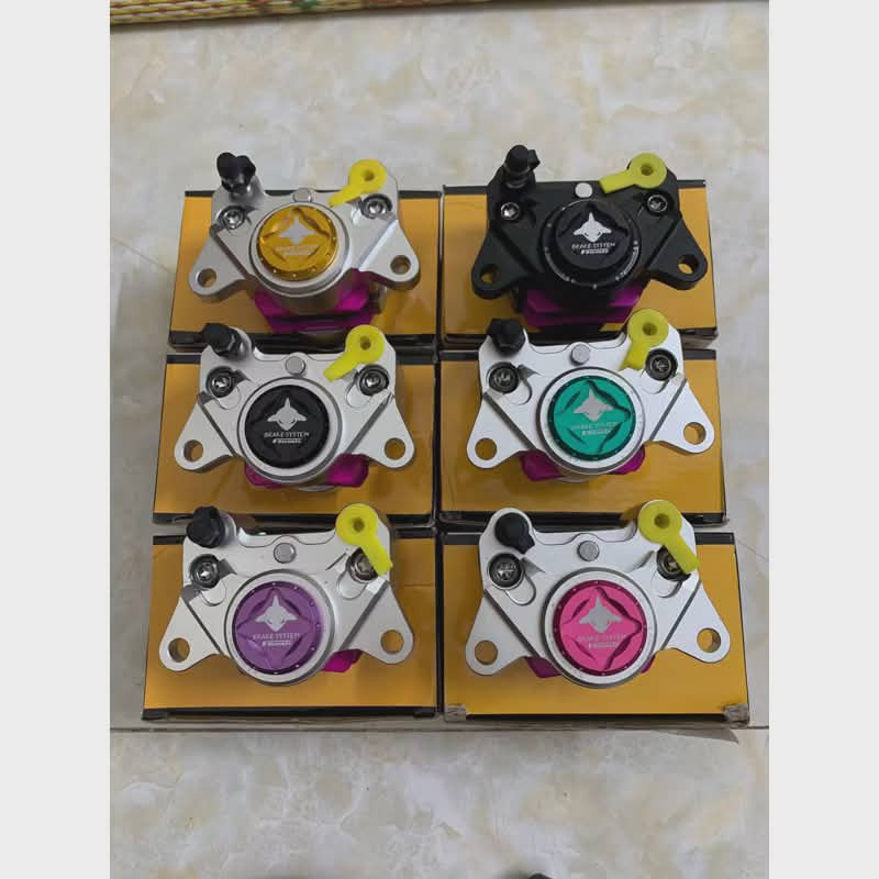 HEO Cá Mập Folamd0, Heo AGL CNC 2 piston đối xứng gắn xe điện xe máy