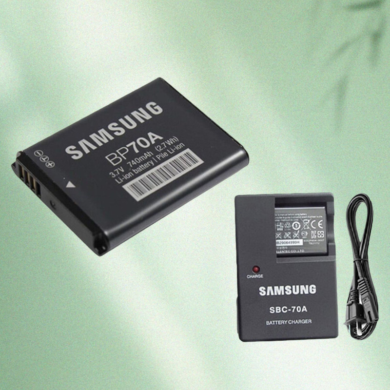Pin Samsung BP70A BP-70A Dành Cho Samsung ES65 ES75 DV150F MV800 Máy Ảnh Kỹ Thuật Số BP-70A Sạc Pin 