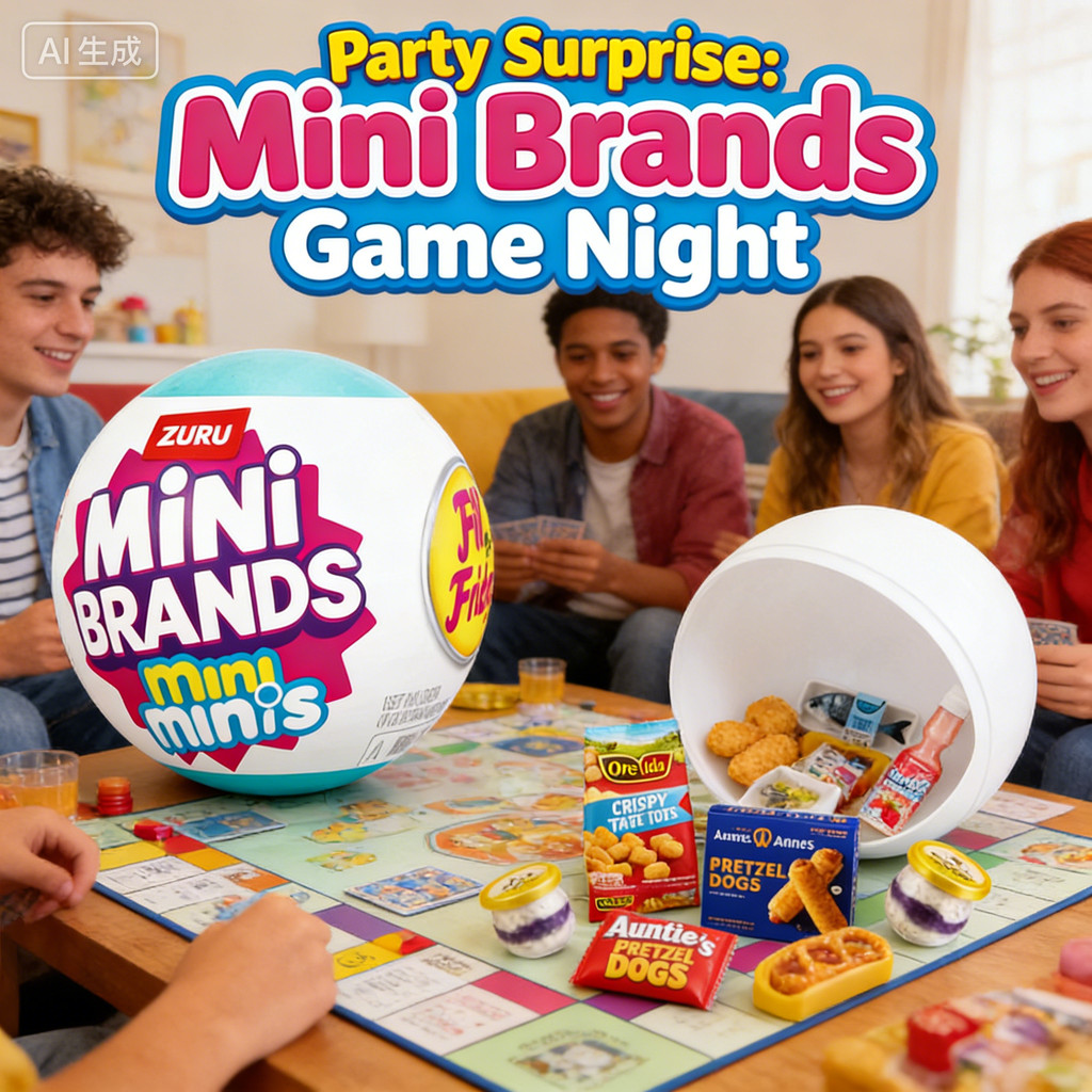 Mini Brands Fill the Fridge Playset (Các loại) Bộ sưu tập Blind Novelty và Gag Toy của ZURU