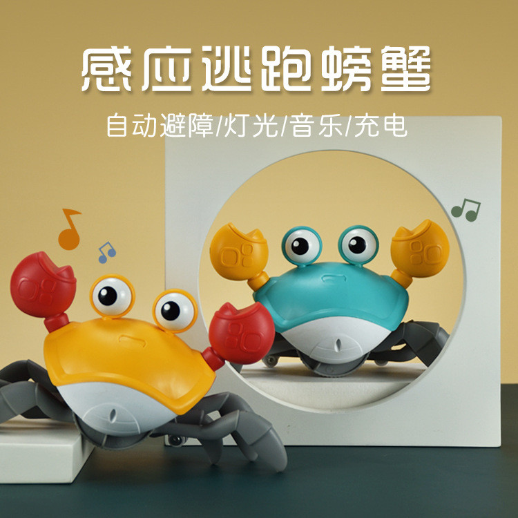 Popular~Pull-string crab toy for bathing, pull-string octopus toy for bathing, pull-string beach toy