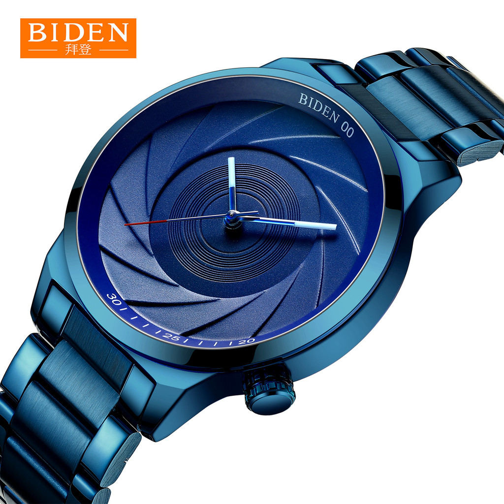 ((Người bán khuyên dùng) biden biden Đồng hồ đeo tay hợp thời trang Đồng hồ nam chống nước cao cấp K