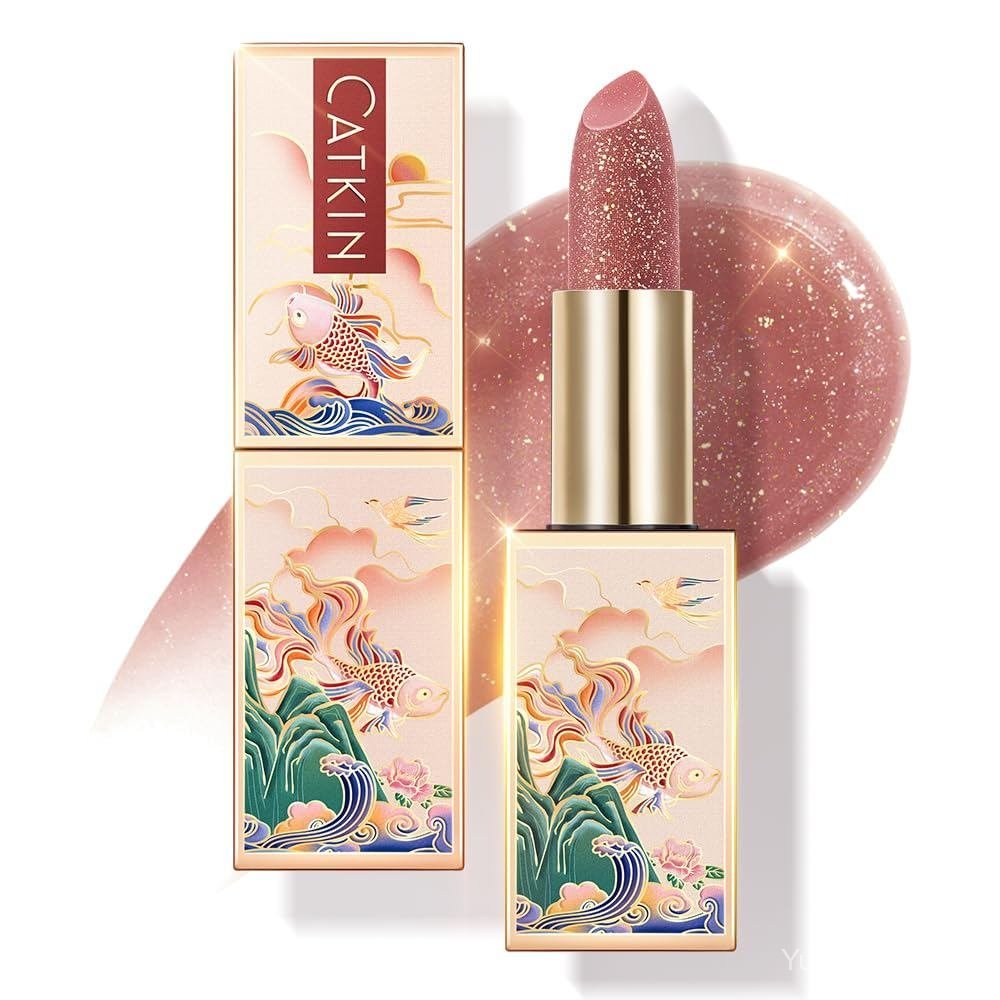 CAIN Tinted Lip Balm Glitter Lip Stain Ultra Hydrating Lip Dưỡng Ẩm Chăm Sóc Môi Với Vitamin E Nuôi 