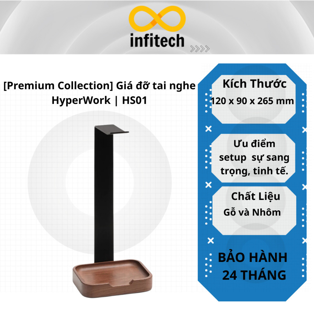 [Premium Collection] Giá đỡ tai nghe HyperWork | HS01