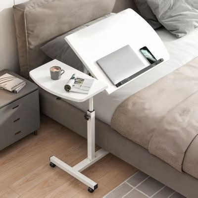 Bàn laptop hình chữ C di động - Xoay 360°, nâng hạ, gập gọn, dùng làm bàn trà sofa