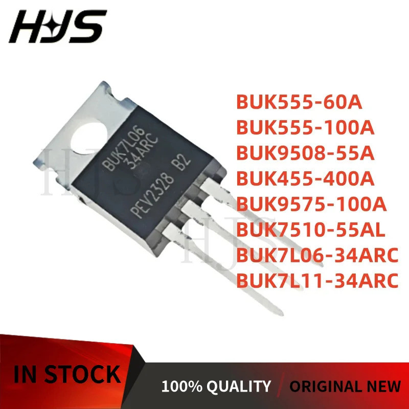 10 CÁI BUK7510-55AL BUK555-60A BUK555-100A BUK7L06-34ARC BUK9508-55A BUK9575-100A BUK455-400A BUK7L1