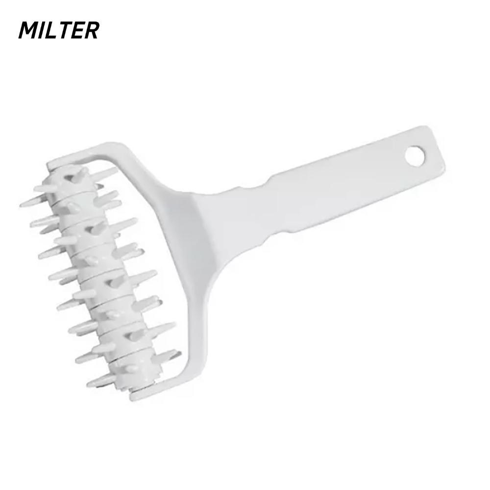Bột MILTER Docker Roller, Cán Pin Hole Puncher Pizza Dough Docker, Đa Năng Thực Phẩm Cấp Ngăn Ngừa V