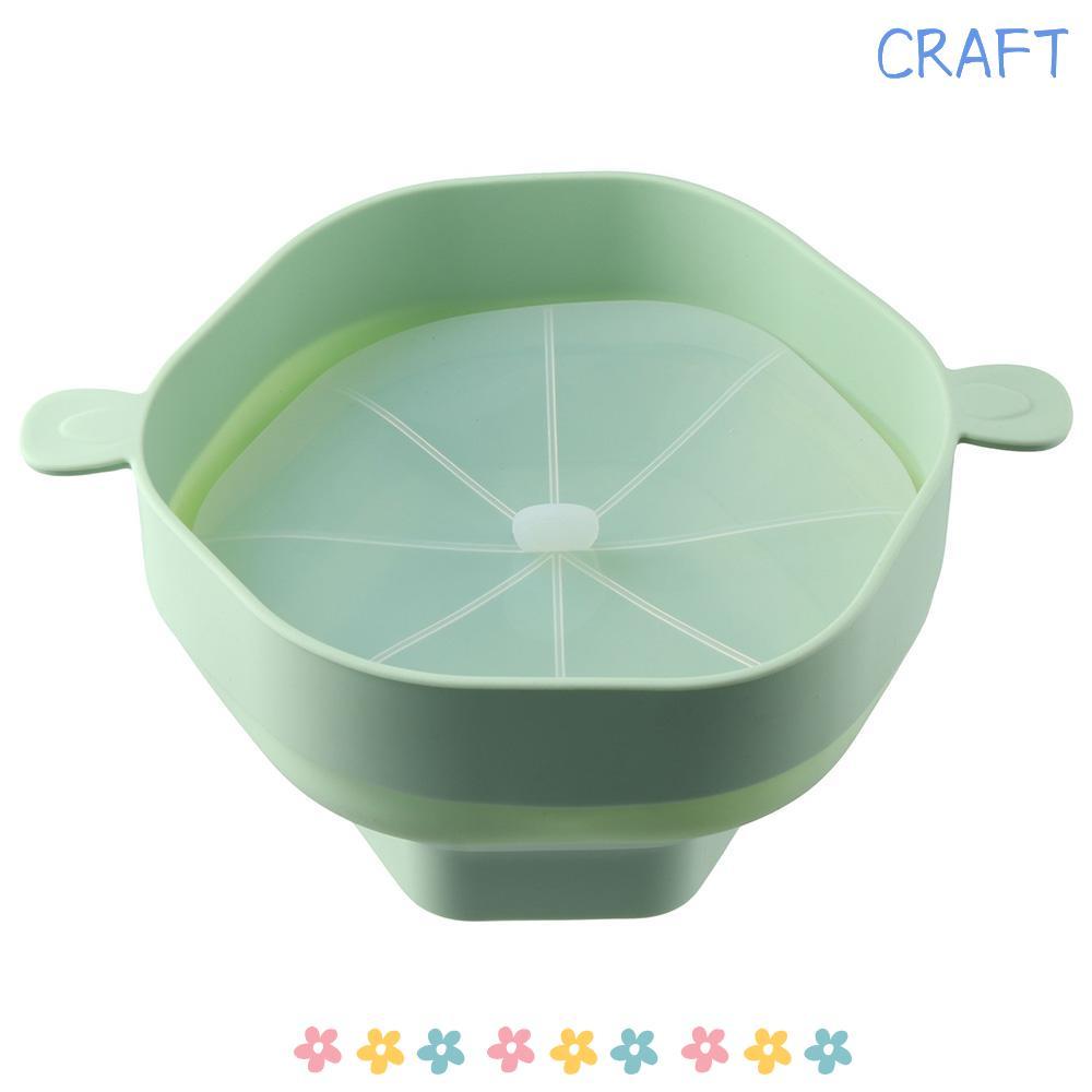 Máy làm bỏng ngô CRAFT, Nắp gập lại Silicone Popper, Silicone chất lượng cao Popcorn Popper Chips / 