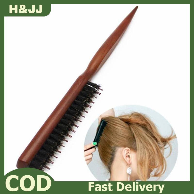 H & JJ > Salon chuyên nghiệp trêu chọc Ba Bàn chải tóc Gỗ mỏng Line Lược chải tóc MỚI