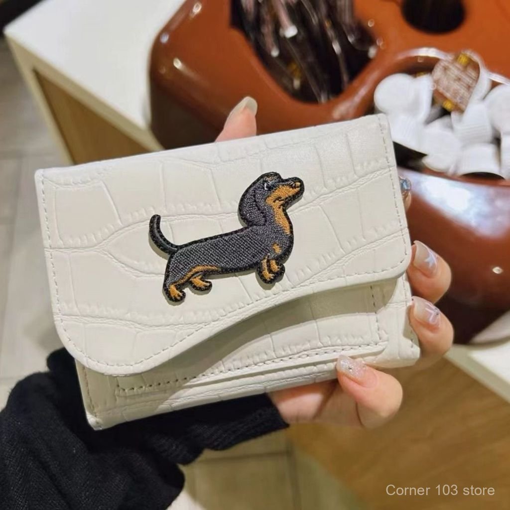 Xinyi Shop Seckill Dachshund Ví đựng thẻ cho chó Ví nữ 2024 Mới dành cho nữ Ví thu tiền Ví đựng thẻ 