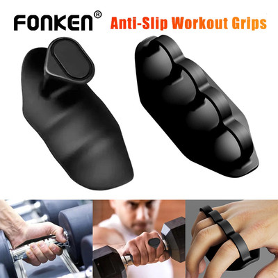 Fonken Grip chống trơn trượt, không thấm mồ hôi, thoáng khí cho tập luyện nâng tạ