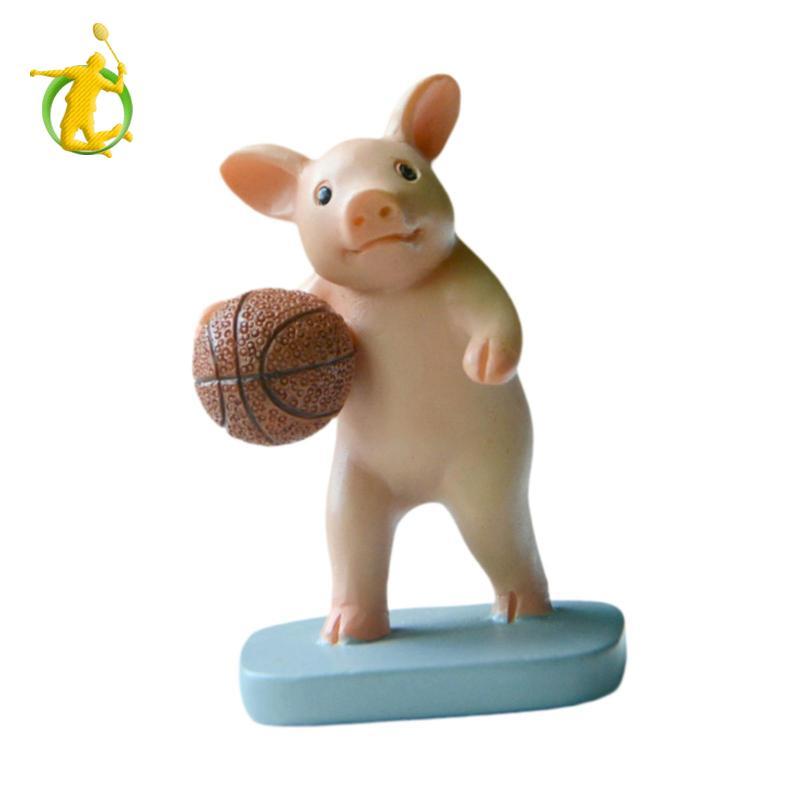 Nhựa Lợn Hình Lợn Vườn Tượng Trang Trí Đáng Yêu Micro Phong Cảnh Lợn Nhỏ