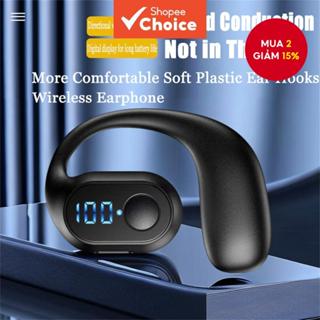 Tai nghe Bluetooth 5.3 không dây Nút tai một tai Siêu dài Tuổi thọ pin Kinh doanh Tai nghe thể thao Tai nghe có micrô