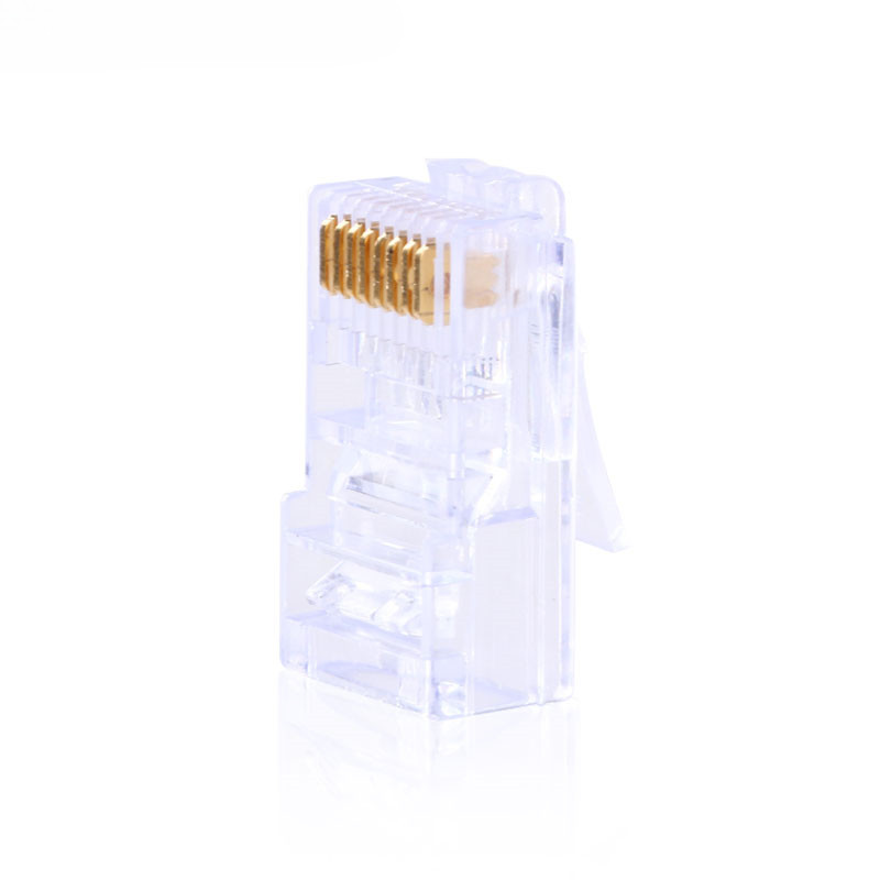 Cáp mạng RJ45 Cắm mô-đun Mạ vàng Cat5 CAT5e Kết nối 8P8C utp Mô-đun không được che chắn Rj45 Plug Te