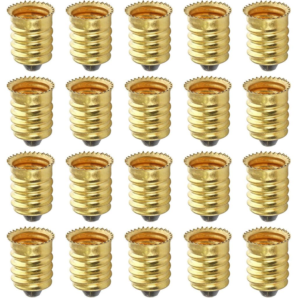 Bộ chuyển đổi ổ cắm E14 sang E12 20 chiếc, Bộ chuyển đổi E14 sang E12, Bộ chuyển đổi giảm tốc ổ cắm 