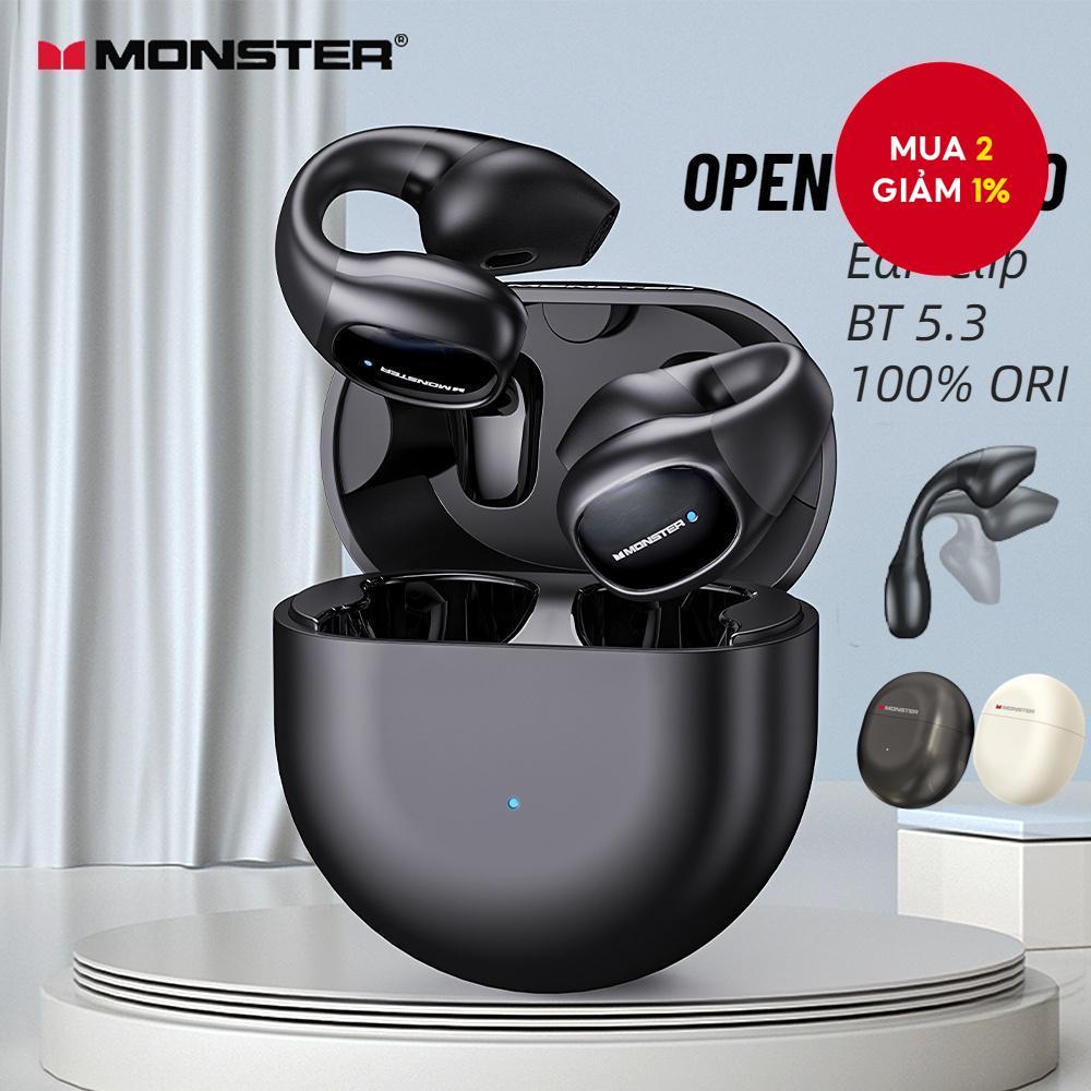 Tai nghe Monster Open Ear 200, tai nghe clip tai Bluetooth, tai nghe không dây, tai nghe thể thao, c