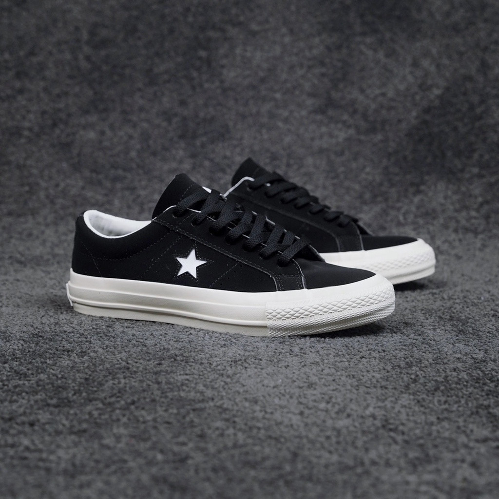 Converse One Star Pro màu đen Kimura retro cổ điển thời trang giản dị đa năng và thoải mái giày thể 