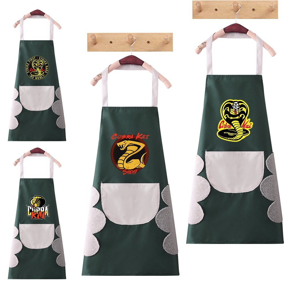 Restaurant Service Staff Work Clothes Household Kitchen Apron Oil-Proof Tank Hwiping Cleaning Cobra 