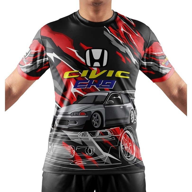 Áo thun thời trang honda ek9 tay ngắn mới