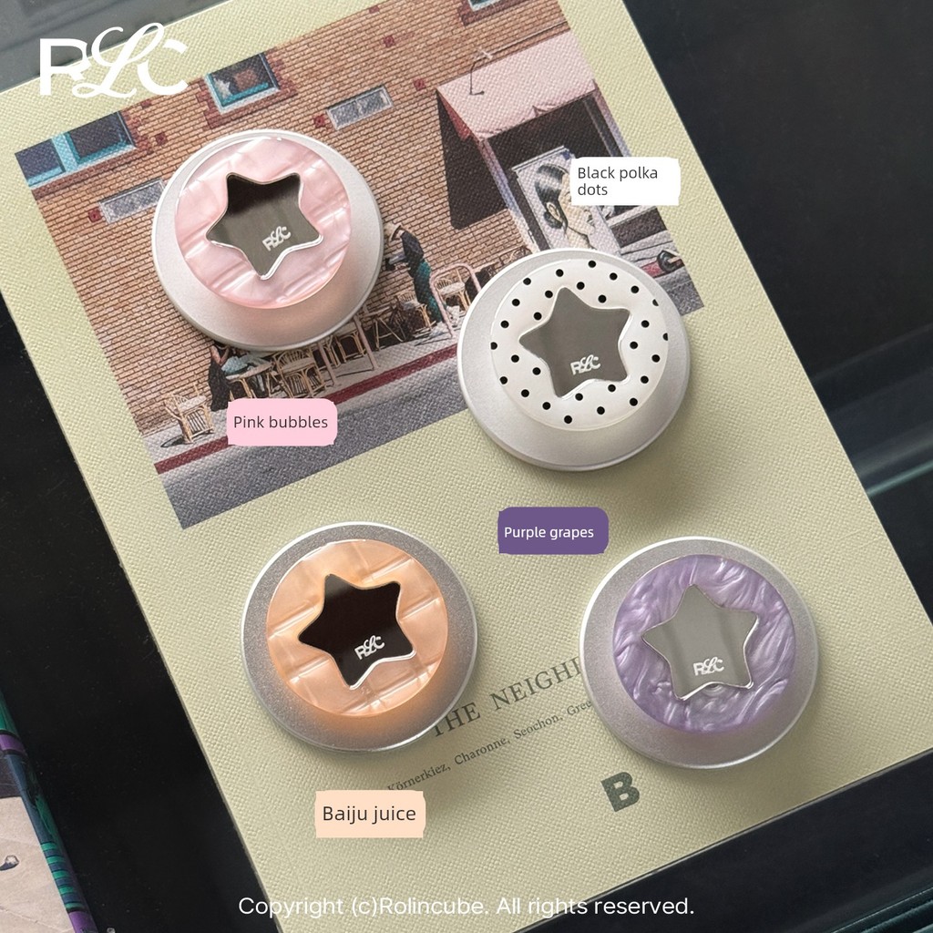 Rolincube Original Star Mirror Giá đỡ điện thoại từ tính Magsafe Túi khí có thể thu vào Di động Sáng