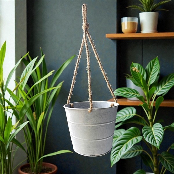 Chậu tôn treo decor 21.5x21.5h16/55 đ14