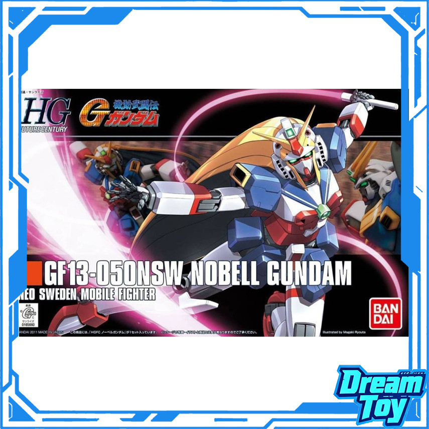 Bandai HG HG HG HGUC GF13-050NSW Nobell Gundam – Neo Thụy Điển Mobile Fighter (Mobile Fighter G Gund
