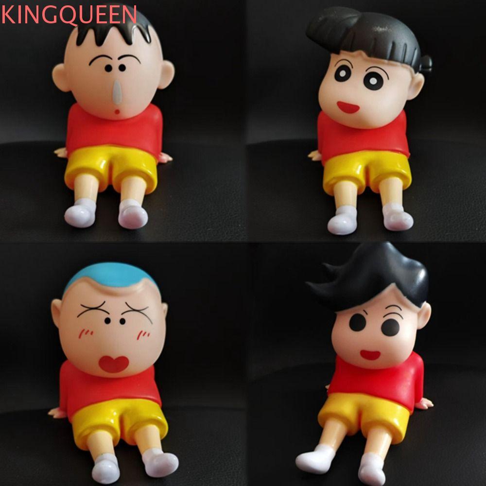 Giá đỡ điện thoại KINGQUEEN Crayon Shin-Chan, Hỗ trợ búp bê PVC Crayon Shin-Chan Hình, Giá đỡ điện t