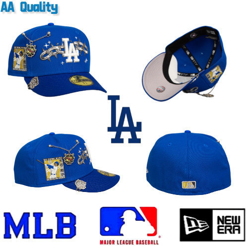 MLB Los Angeles Dodgers Mũ Bóng Chày Thêu Hình Kỷ Niệm
