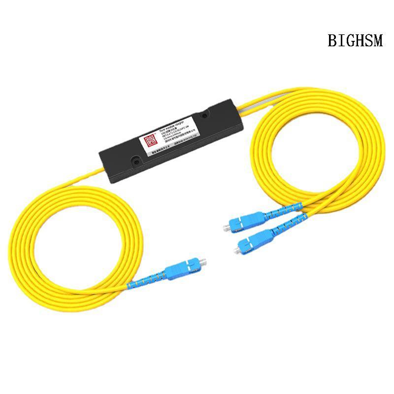 BIGHSM PLC Splitter SC APC 1X2 PLC Singlemode Fiber Optic Splitter SC / UPC PCL Splitter Innerputer 