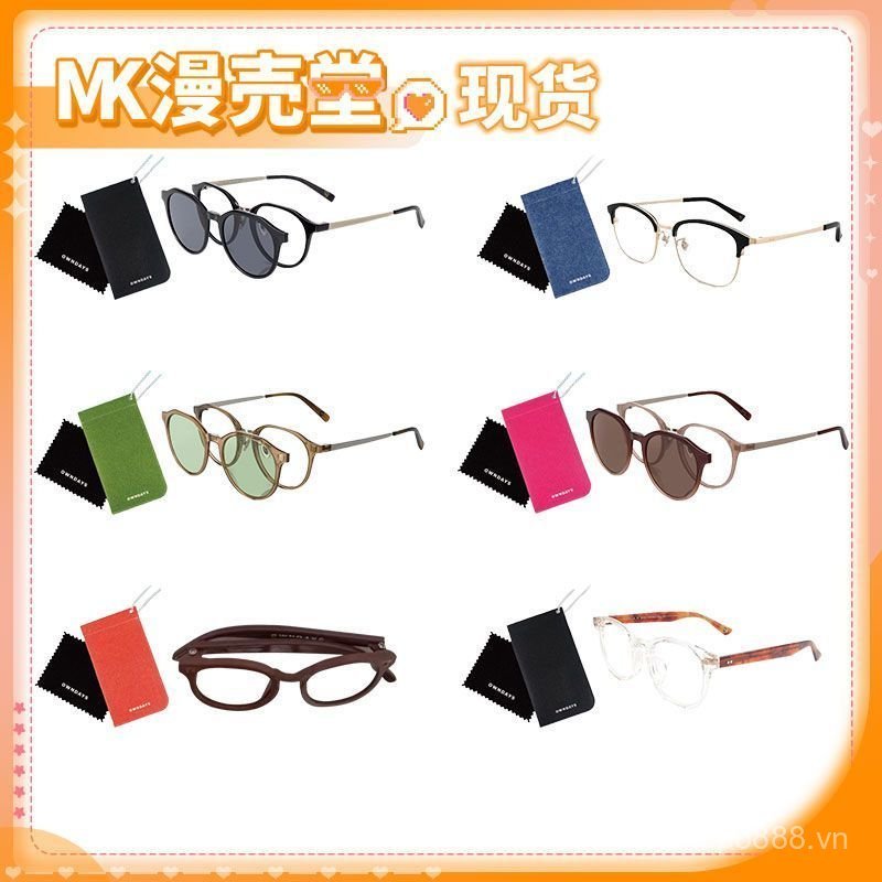 J.DREAM Viên Đồ Chơi OWNDAYS Kính Thu Nhỏ 2 Khối Kính Mát Mini Kẹp Kính Đồ Trang Trí Phụ Kiện Búp Bê