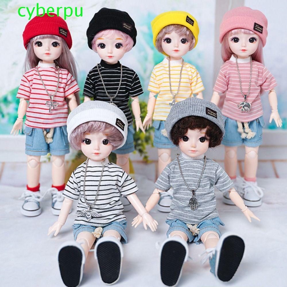 CYBERPULSE Quần áo búp bê 30cm, Vải búp bê đầy màu sắc Thích hợp cho quần áo búp bê 12 inch, Đồ chơi