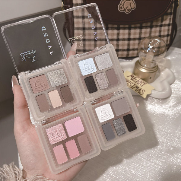 phấn mắt romand phấn mắt JADED JADED Jiada Bảng Phấn Mắt Năm Màu Ấm Áp Giá Rẻ Di Động Ngọc Trai Mờ P